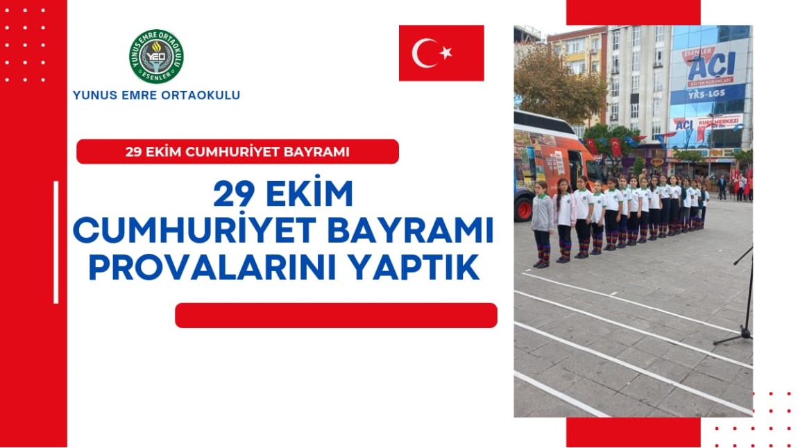 29 Ekim Cumhuriyet Bayramı Provalarını Yaptık 